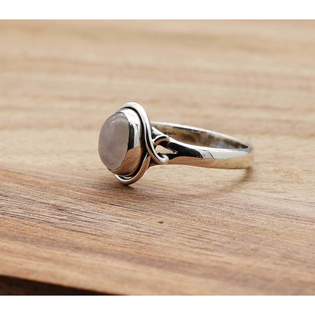 925 Sterling Silver Natural Gemstone Designer Ring~ Natural Gemstone Ring ~ Amethyst, Labradorite, Rainbow Moonstone, Carnelian, Malachite, Gift For Birthday