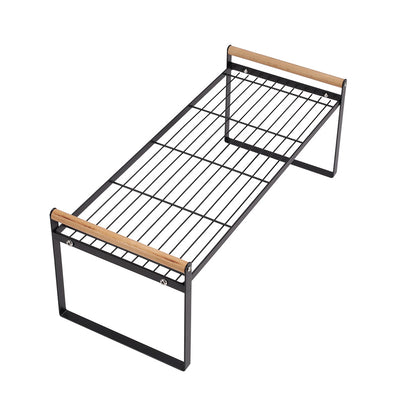 Kitchen Counter Shelf Metal Wire Stackable Cupboard Spice Rack Space Saving Countertop Orgainzer and Storage Rack Shelves for Kitchen Pantry Bathroom