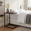 Adjustable C-Shaped Side Table with Slim Metal Frame - main product view 1