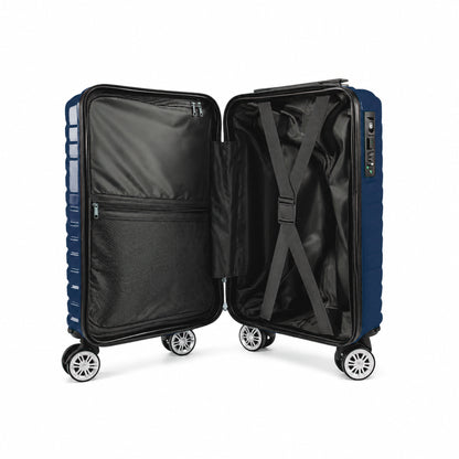 Direct Luggage Underseat Cabin Case 40 x 25 x 20 cm RyanAir Approved Size with Combination Lock and Detachable 360° Wheels T-HC-US-1627