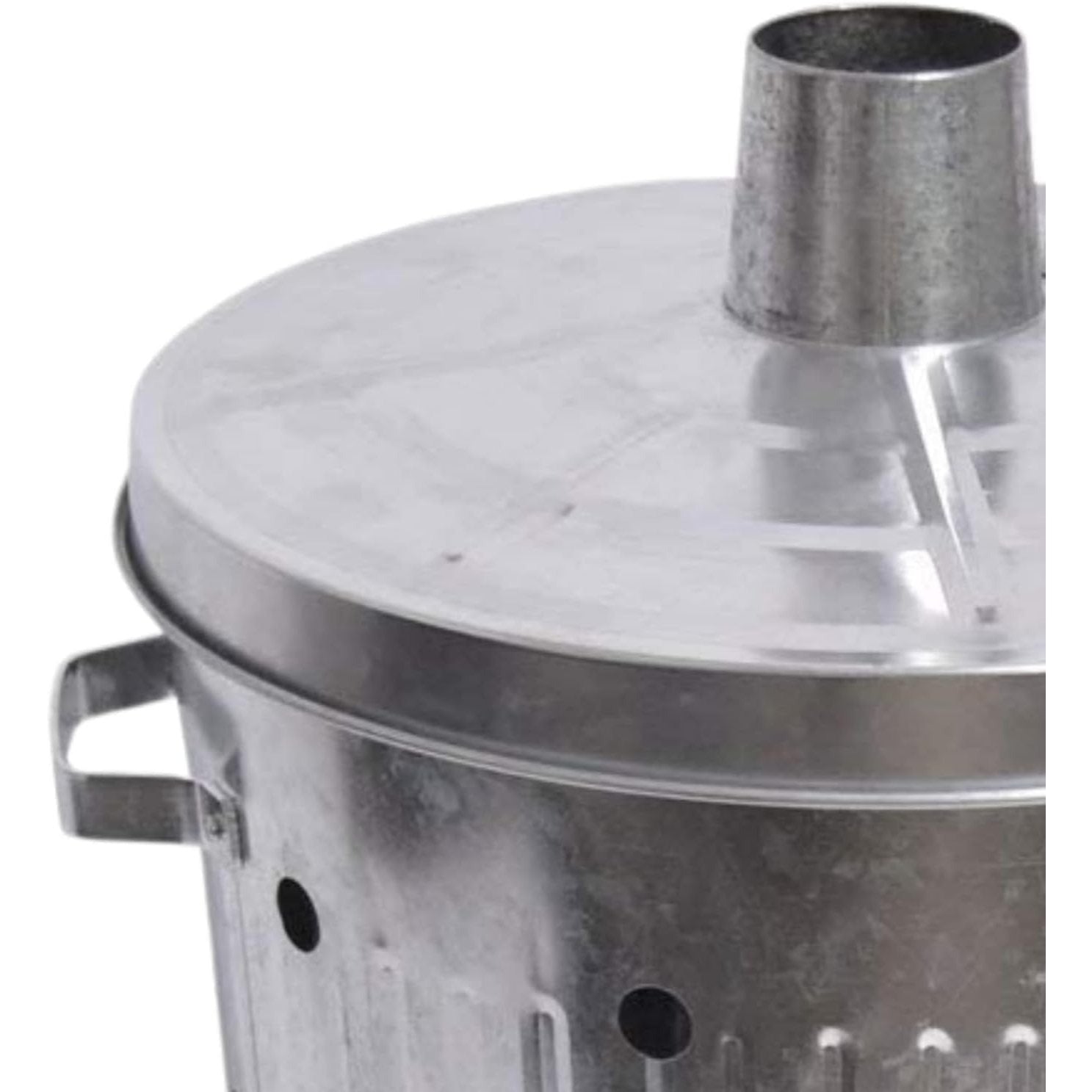 90L Galvanised Garden Incinerator with Lid