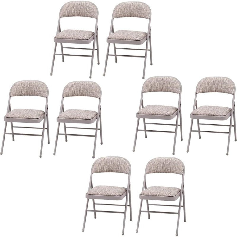 Fabric Padded Folding Chair with Heavy Duty Steel Frame & Ergonomic Backrest – Lightweight, No Assembly, Indoor & Outdoor Use for Home, Office, Garden & Events