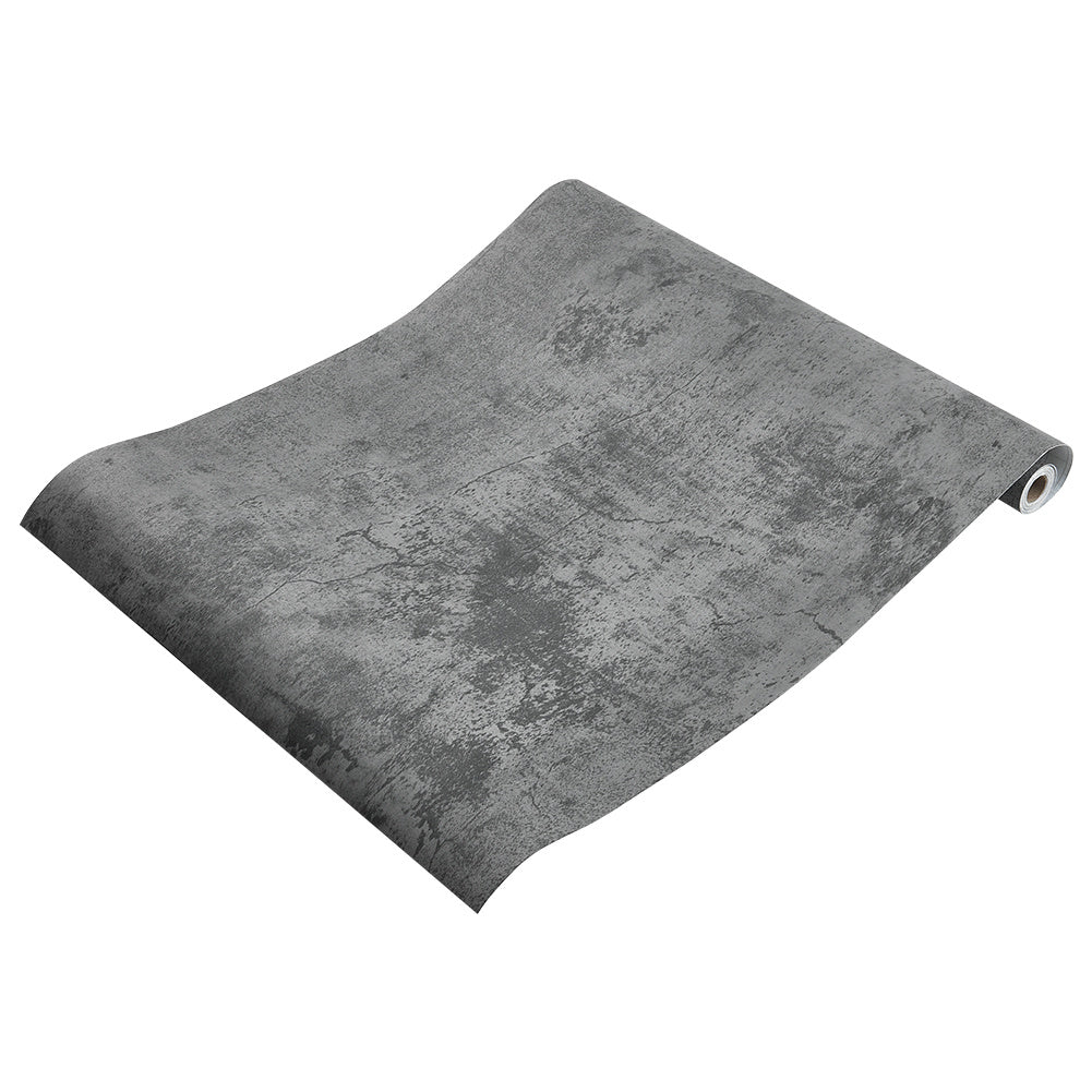 5mx60cm Grey Self Adhesive Wallpaper 60x500cm Concrete Effect Sticky Back Plastic Industrial Cement Vinyl Wrap Peel and Stick Kitchen Worktop Covering Sticky Back Plastic Furniture Sticker
