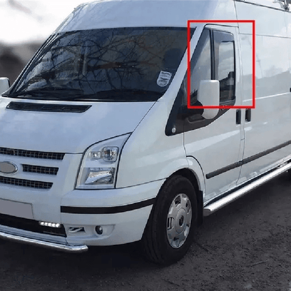 2pcs Front Wind Rain Smoke Deflectors L Shape Left Right for Ford Transit Mk6 Mk7 2000-2013