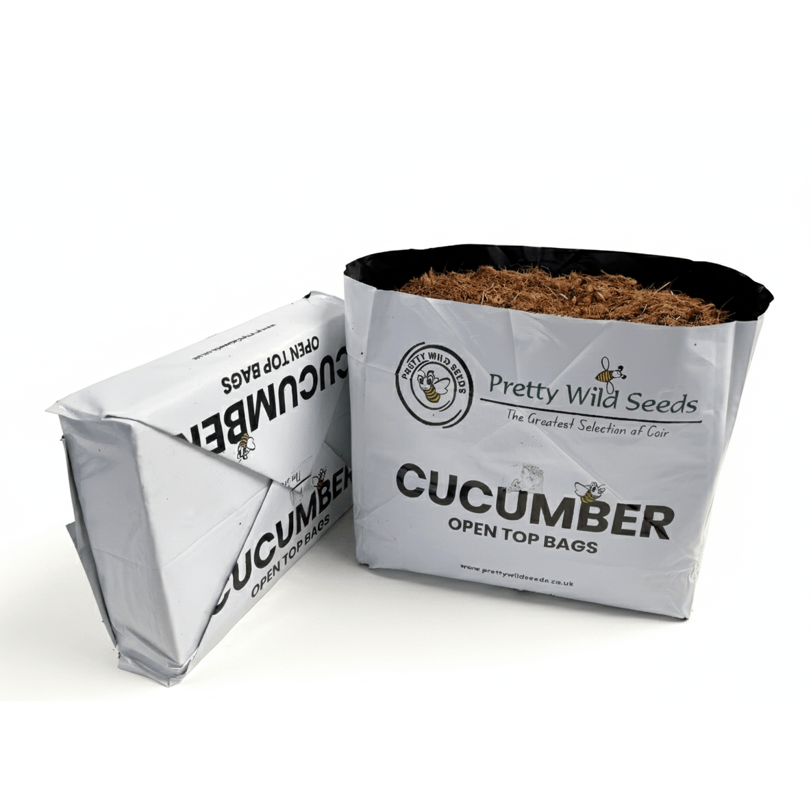 Cucumber Cocopeat Open Growbags | Natural Peat-Free Growing Medium/Potting Soil