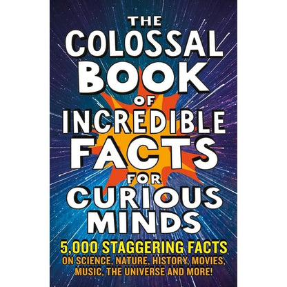 Trivia Book 5000 Incredible Facts for Curious Minds | Science Nature History Movies Music & The Universe | Perfect Gift for Adults Teens Families
