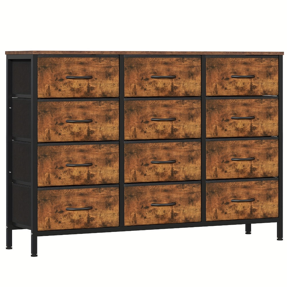 twelve-drawer fabric storage chest - product view 9