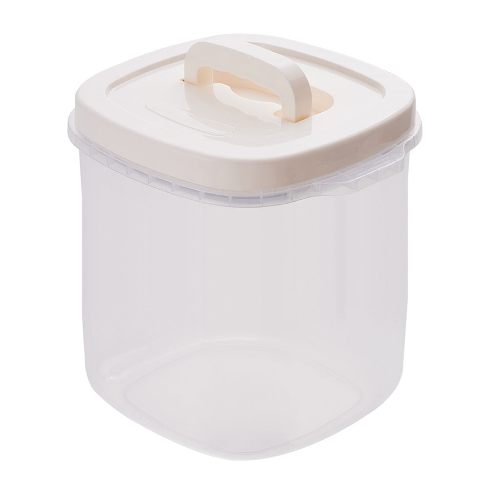 5-10KG Airtight Food Storage Container with Lid and Measuring Cup Plastic Portable Cereal Container for Kitchen, Storage Bin for Rice Beans, Flour, Pet Food