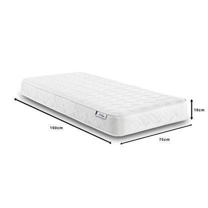 18CM Deep Colour Essential Hybrid Open Coil Spring Mattress
