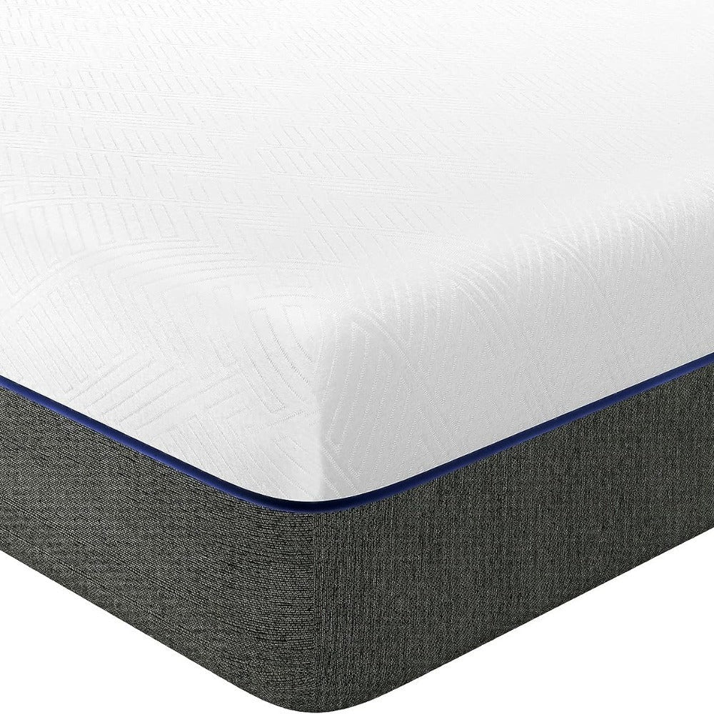 Gel Memory Foam Mattress 8 Inch 20cm | 4cm Gel Top + 16cm Support Foam | Soft Fabric Cover | All Sleep Positions | 3FT Single & 4FT Small Double | UK Stock