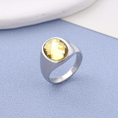 Natural lapis lazuli tiger's eye Minimalism Men's 316LStainless 316L Stainless Steel ring, Fashion Men's 316LStainless 316L Stainless Steel Rings Party Trend Jewelry, Valentine's Day Gift, Father's Day gift, Halloween