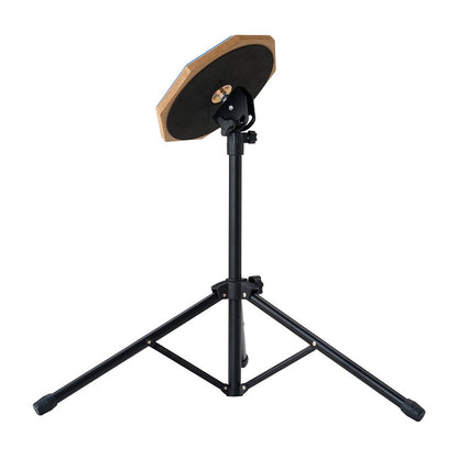 Mute Drum Practice Pad Set with Pads, Adjustable Stand and Portable Bag, Suitable for Drummer Rehearsals and Beginner Practice, Blue