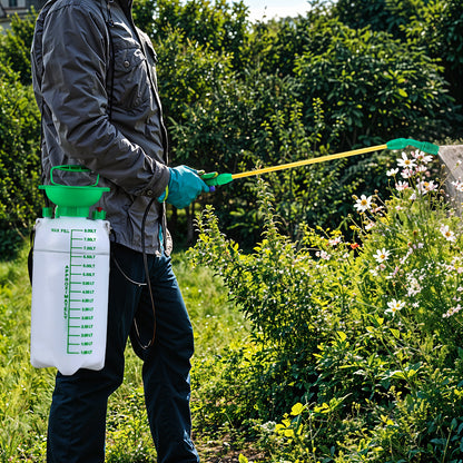 5L/ 8L Green High Pressure Watering Can Manual Shoulder-type Garden Sprayer Pressure Sprayer for Outdoor Plant Pots Lawn Watering