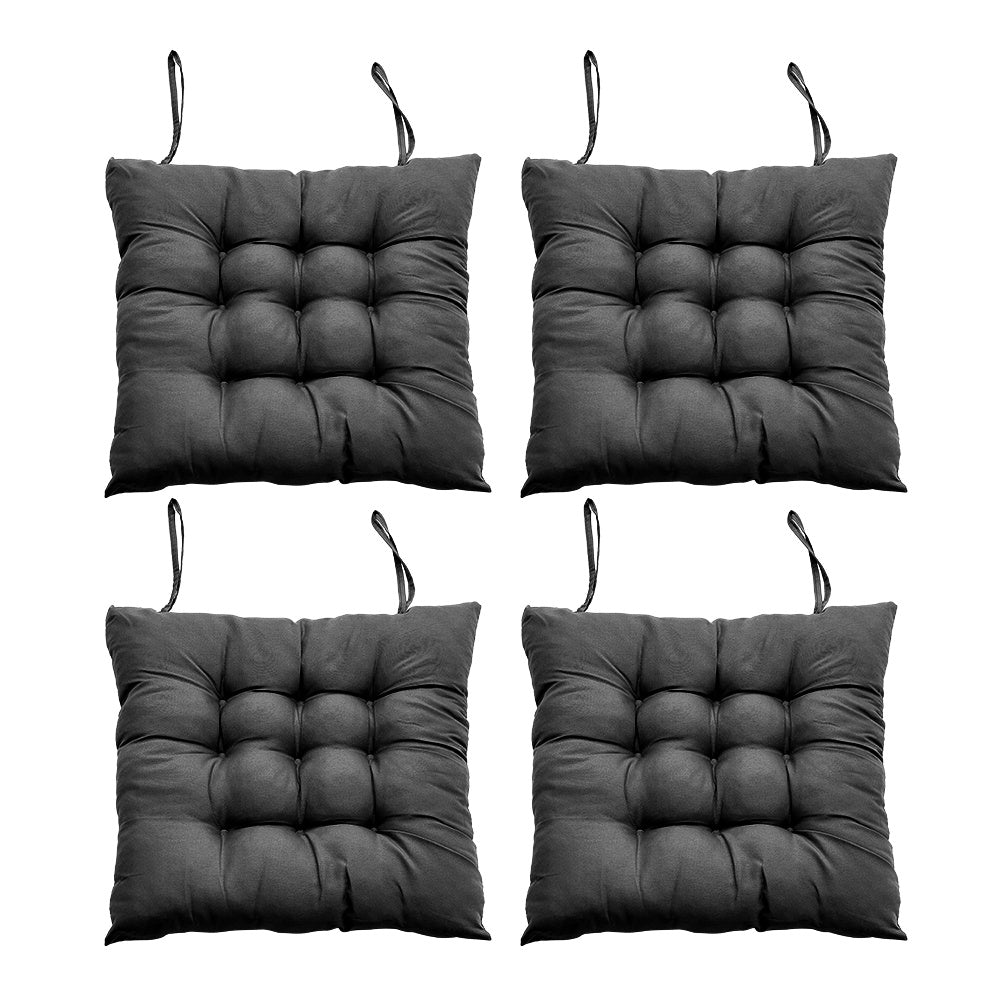 4pcs Solid-Color Office Cushion Supports The Cushion to Relieve The Discomfort of Prolonged Sitting