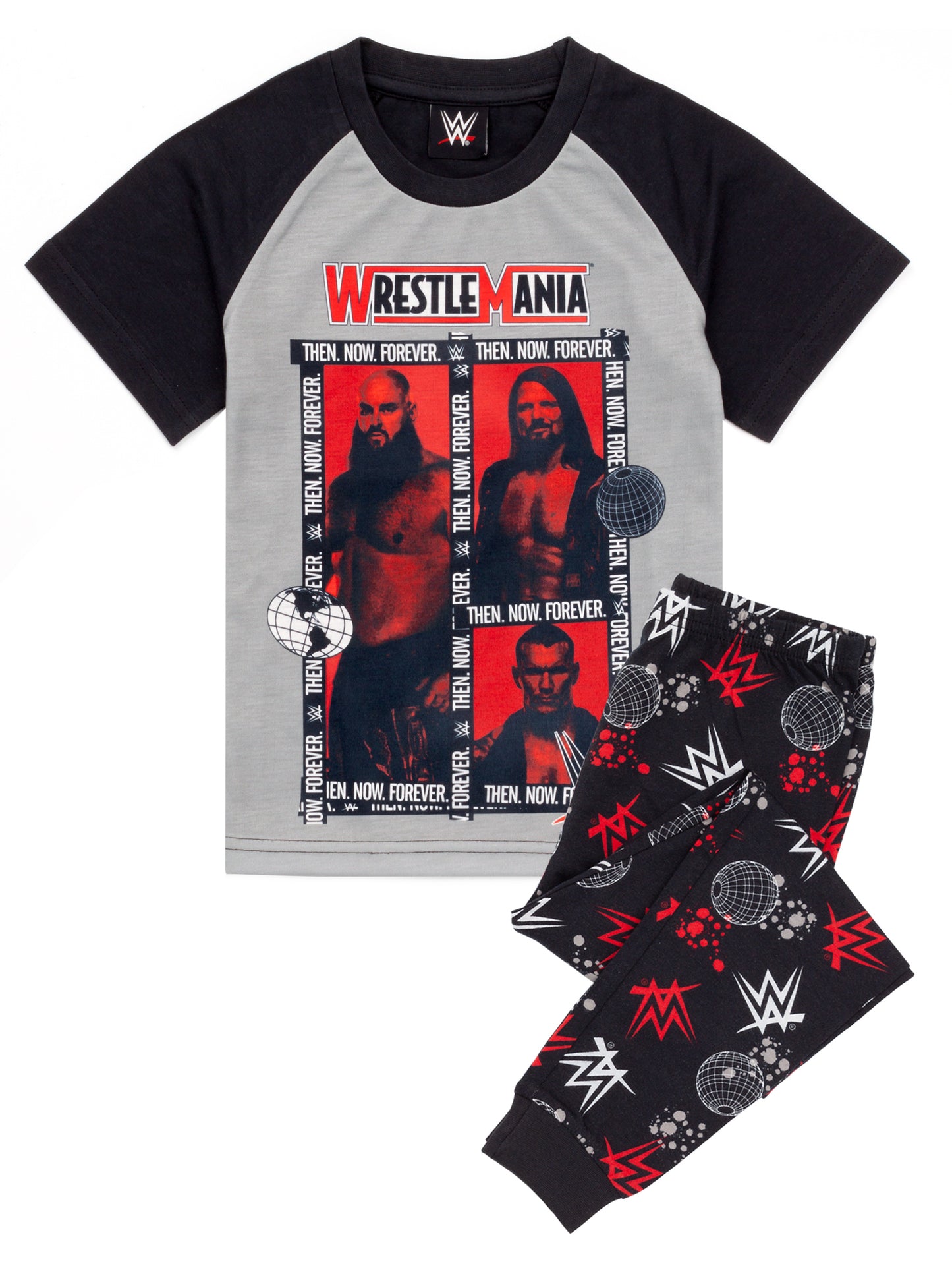 WWE Character Long Leg Boys Pyjamas