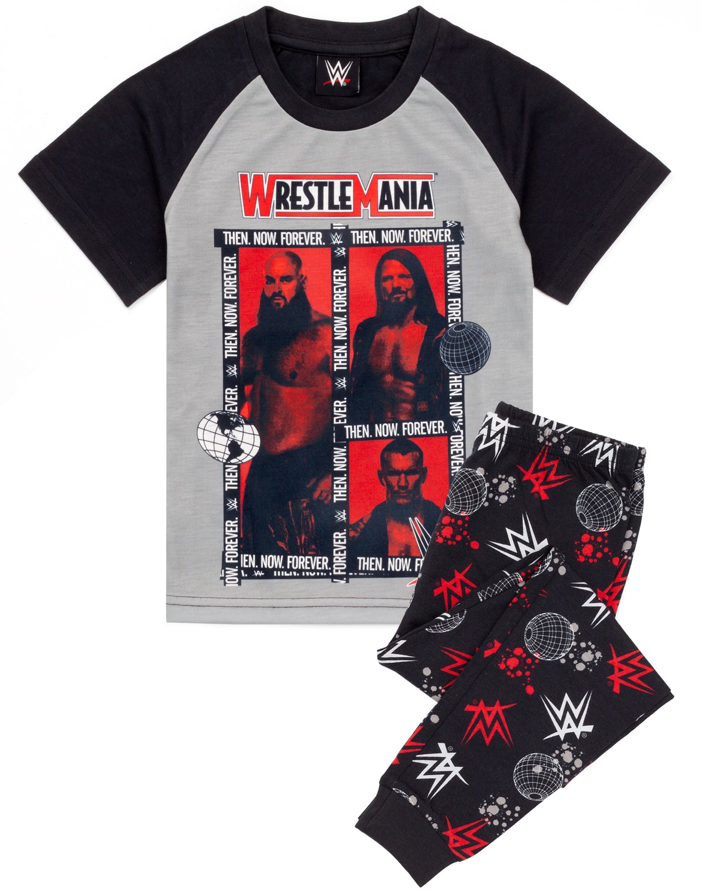 WWE Character Long Leg Boys Pyjamas