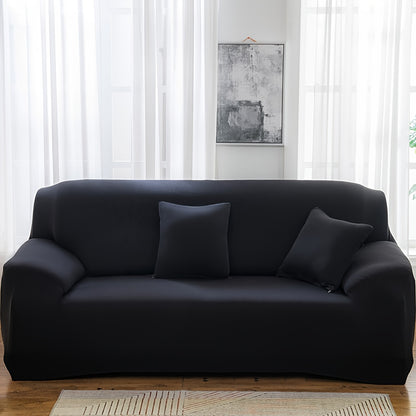 Sofa Cover Fashion Printed High Stretch Elastic Fabric L Shape Sofa Slipcover Couch Cover 1 2 3 4 Seater Polyester Spandex Furniture Protector Cover Include Pillowcase for Living Room Pets Dogs