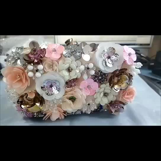 Chic Rhinestone Clutch Measuring 19.99cm X 11.0cm X 4.5cm, Featuring a Delicate Mini Flower Design, Perfect for Women'S Parties, Dinners, And Carnivals