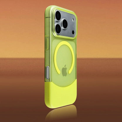 Phone Case - Elegant Split Hard Matte Design for Pro Models 17, 16, 15, 14, And 13, Featuring Ultra-Thin Magnetic Protection