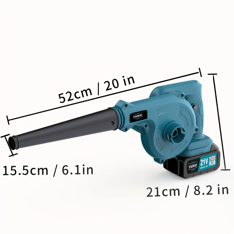2025 Portable Wireless Leaf Hair Dryer, Hair Dryer, Equipped with Battery And Charger, Battery Powered, Compact Handheld Vacuum Cleaner, Efficient And Easy, Powerful Helper for Maintaining Lawns And Removing Fallen Leaves in The Courtyard