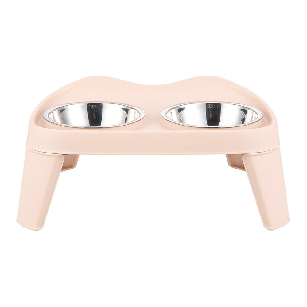 Raised Dog Feeding Station with 2 Stainless Steel Bowls – Adjustable Height Elevated Dog Bowl Stand, Non-Slip Base, Ideal for Large Dogs & Joint Support
