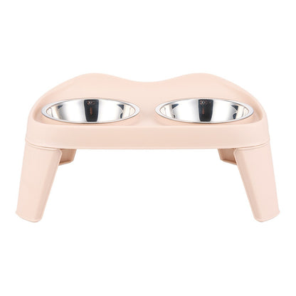 Raised Dog Feeding Station with 2 Stainless Steel Bowls – Adjustable Height Elevated Dog Bowl Stand, Non-Slip Base, Ideal for Large Dogs & Joint Support