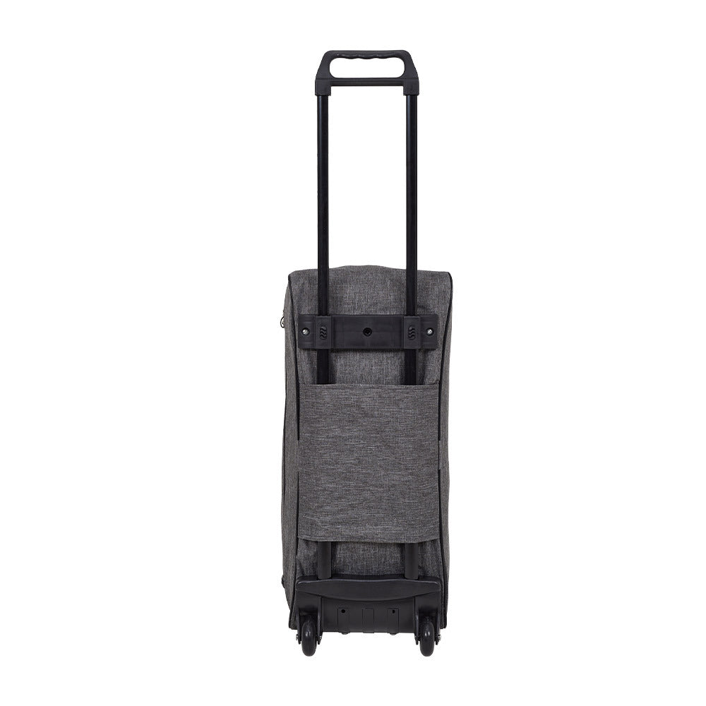 Foldable Wheeled Travel Duffel Bag, Large Capacity Rolling Handheld Luggage for Family Vacations, Outdoor, and Short Trips, Easy - To - Carry Tote with Durable Build