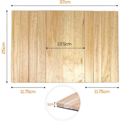 WINSOME Wooden Sofa Arm Tray Foldable Sofa Tray Couch Armrest Table Flexible Arm chair Tray Perfect for Drink Snacks, Magazine, and Remote