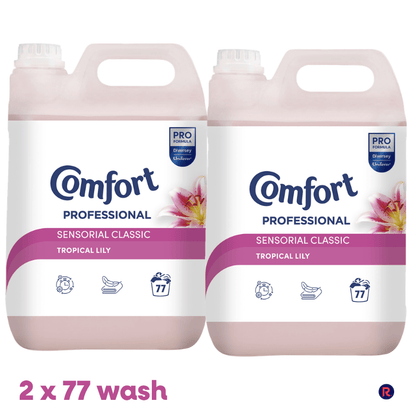 Comfort Pro Formula Sensorial Classic Fabric Conditioner Fresh Floral 77 Washes - 2 Pack (2 x 4.8L) Pink
