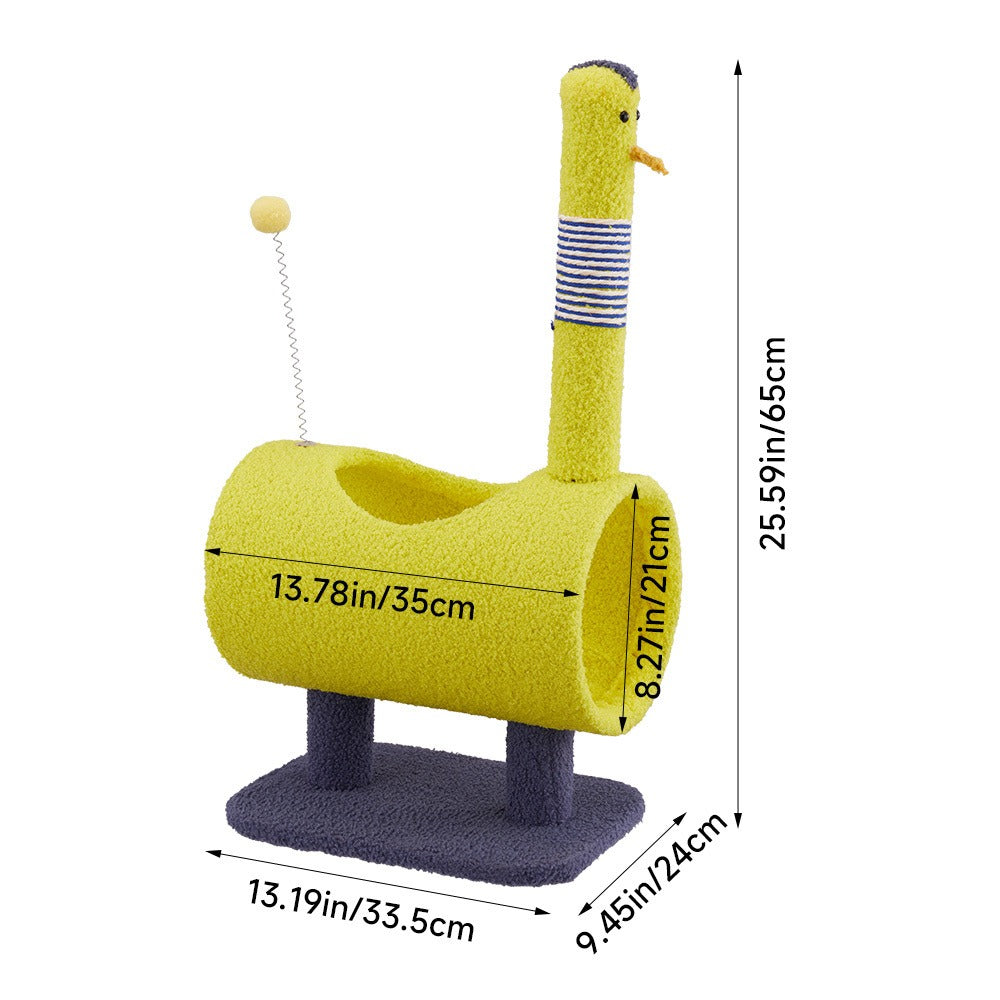 Cat Tree with Scratching Post, Hammock, Condo & Perch – Multi-Level Indoor Cat Activity Centre for Kittens & Adult Cats