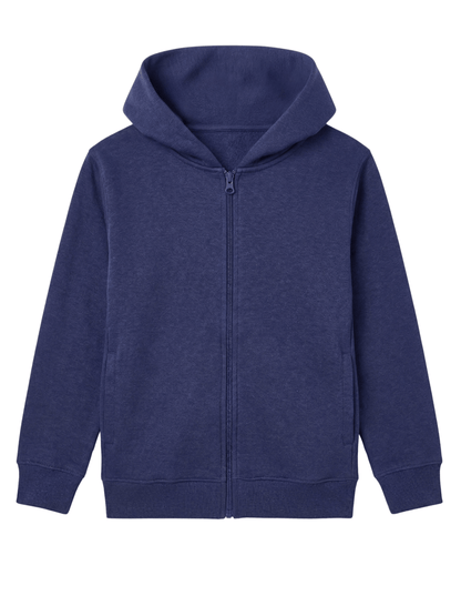 GW CLASSY OUTFIT Boys Girls Casual Fleece Hoodie Kids Lightweight Zipper Sweat Shirt Soft and Comfortable for School and Everyday