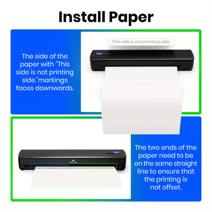 21.59 X 27.94 cm US Letter Thermal Paper for D810 And Other Letter Portable Printer, Ink-Free Printing, Long-Lasting Print, Multipurpose Thermal Paper for Picture, Homework, Contrac, 100/200 Sheets