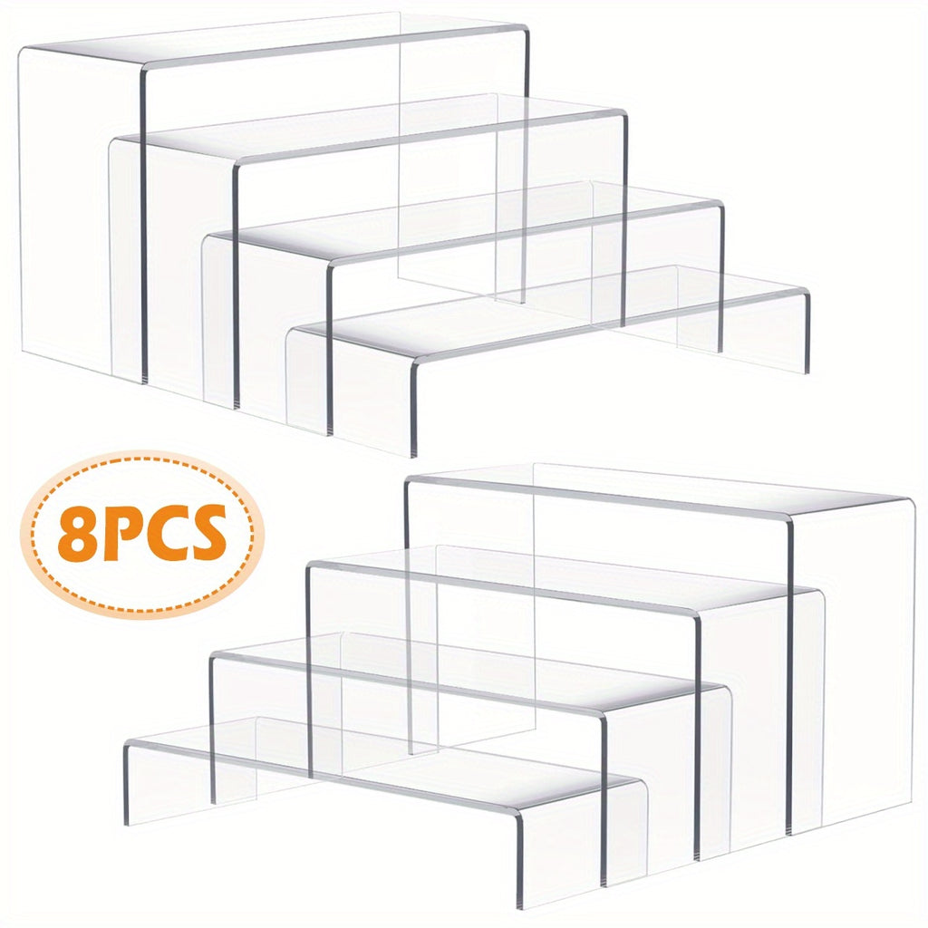 Clear Acrylic Display Risers – Four or Eight Pieces - feature detail 3