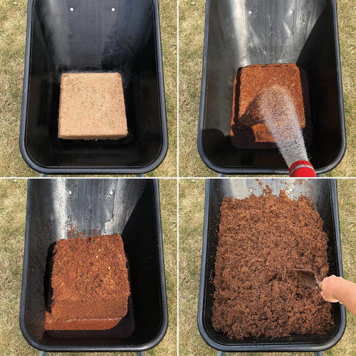 80 Liters of Coco Coir Compost Blocks/Bricks | Natural Peat-Free Growing Medium/Potting Soil