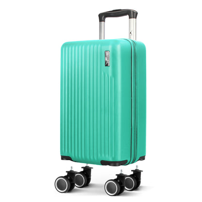 LUGG - Vacay 40cm Suitcase - 40x30x20cm without wheels - Ryanair Compatible - Underseat Size - Hard Shell ABS with Smooth 360° Wheels & Removable Wheels