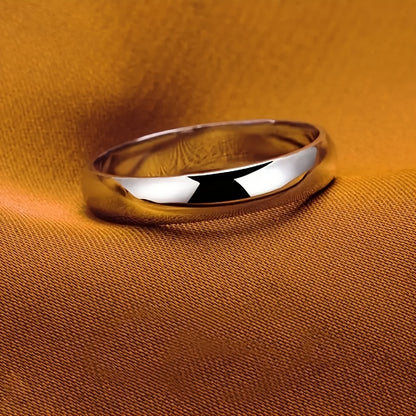 [Sterling Silver Ring] Stunning sterling silver S925 wedding 2.2g ring-the perfect gift, especially for couples in your life!