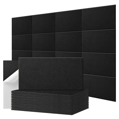 16 Pack of Self-Adhesive Acoustic Foam Panels for Soundproofing in Recording Studios, Meeting Rooms, And Broadcast Areas - Foam Material for Reducing White Noise