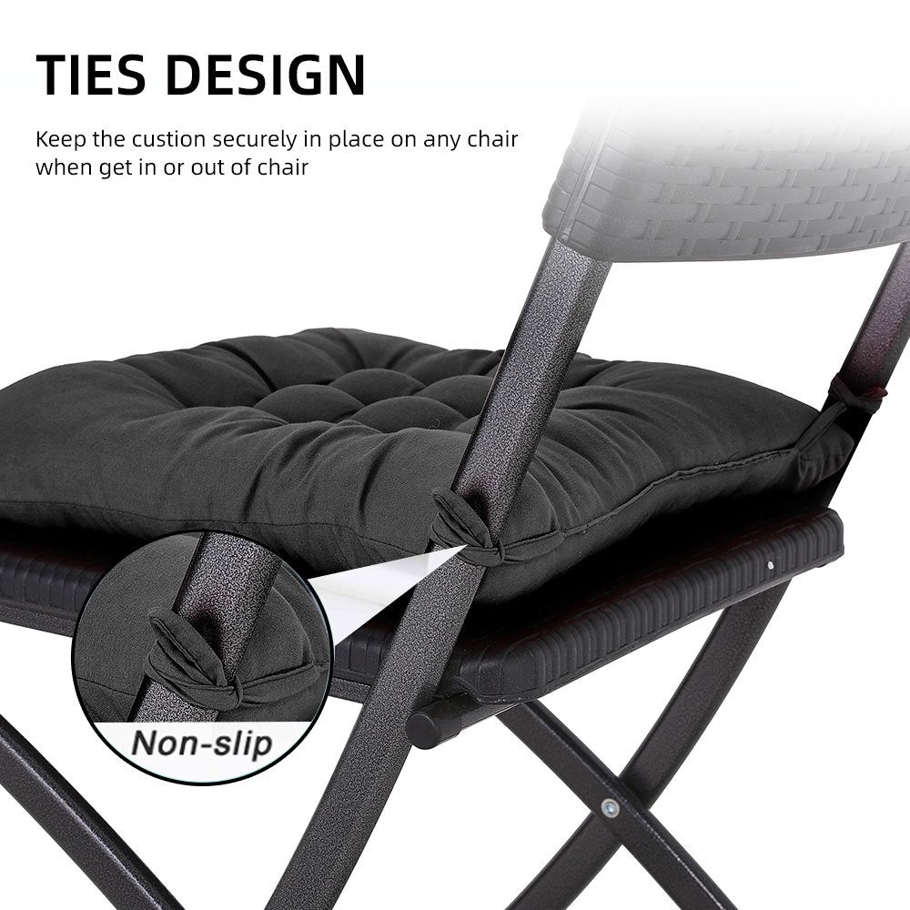 4pcs Solid-Color Office Cushion Supports The Cushion to Relieve The Discomfort of Prolonged Sitting