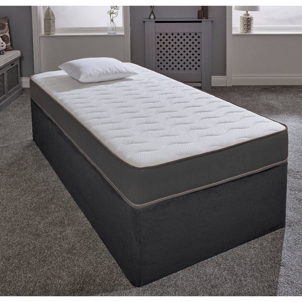 Hybrid Spring Mattress 18CM Deep Memory Foam Open Coil Kids Single Double King All Sizes UK Made BS7177