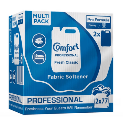 Comfort Professional Fresh Classic Fabric Softener - 2 x 4.8L (2 x 77 Washes)