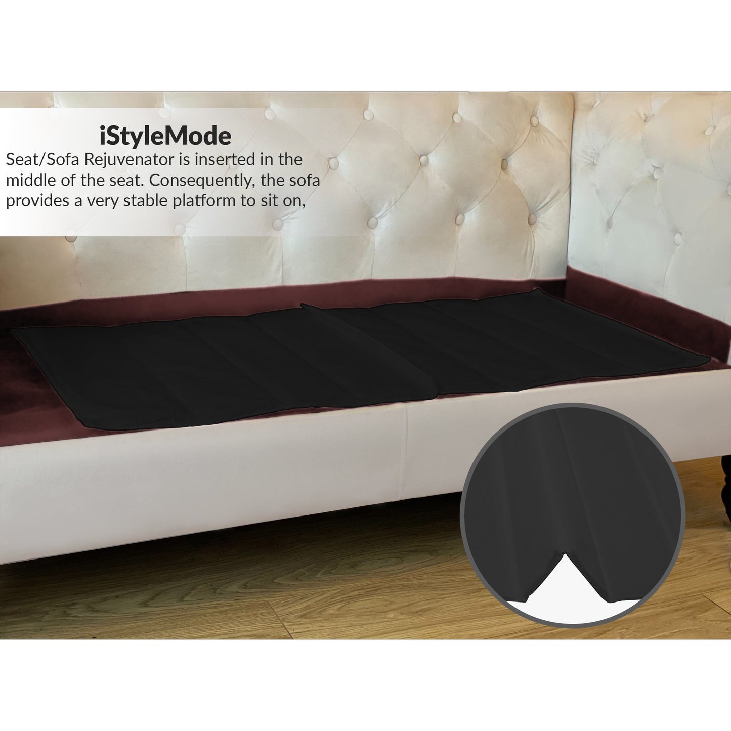 1, 2 & 3 Black Sofa Rejuvenator Boards, Sofa Seat Support Boards, Sofa Saver, Adjustable/Foldable Sagging Sofa Support, BOARD