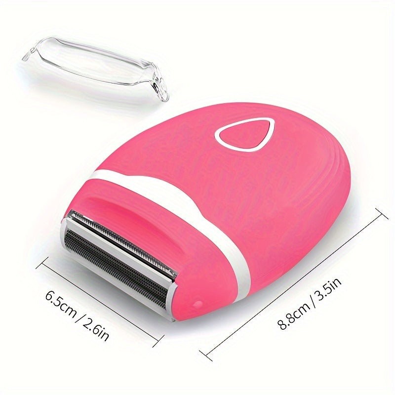 Electric Shaver for Women, Electric Razor Bikini Legs Underarm Public Hairs Portable Trimmer, Wet And Dry Use(No Batteries)