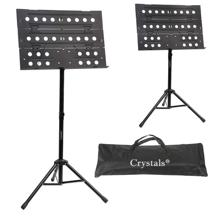 Foldable Music Stand, Heavy-Duty Tripod Base – Adjustable Height, Portable Sheet Music Stand with Carrying Bag for Musicians, Performers, and Students, Lightweight Design, Non-Slip Rubber Feet, Versatile For Sheet Music And Books