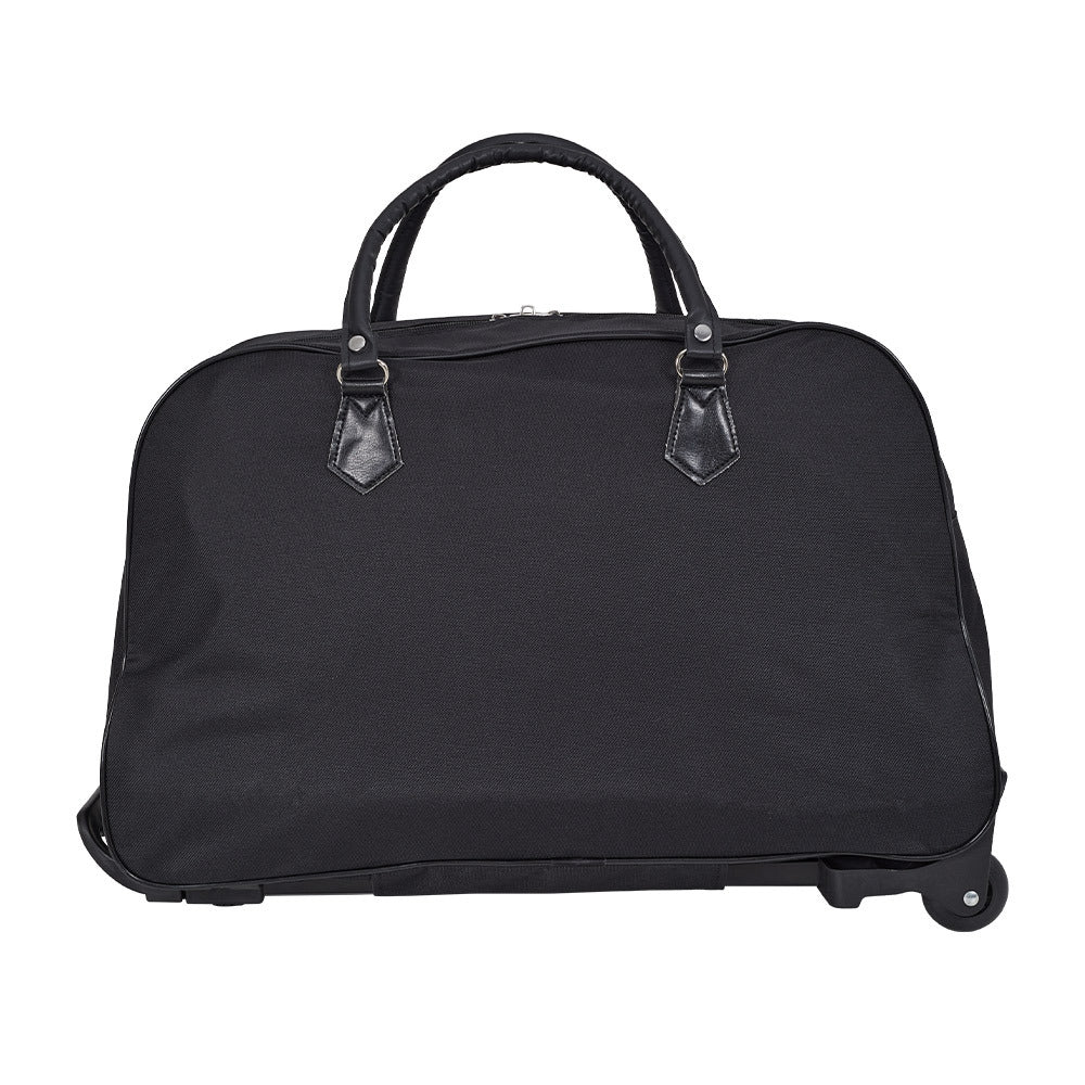 Foldable Wheeled Travel Duffel Bag, Large Capacity Rolling Handheld Luggage for Family Vacations, Outdoor, and Short Trips, Easy - To - Carry Tote with Durable Build