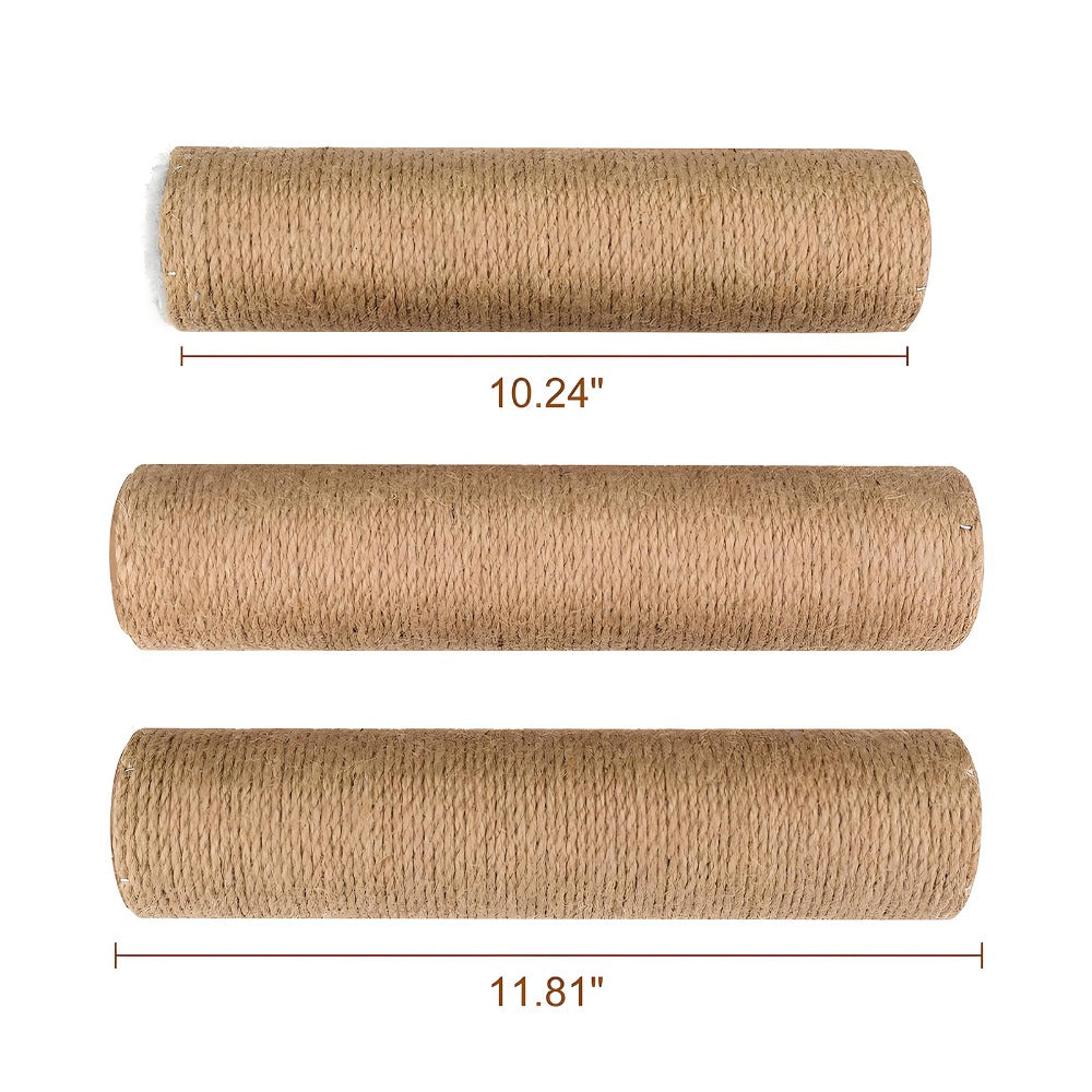 Cat Scratching Post 89 Cm Vertical Cat Tree For Pet Cats Climbing Frame With Soft Plush Carpet-Covered Base And Sisal Pole For Pet Cats