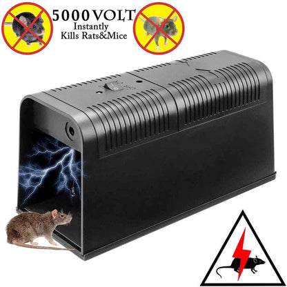 Electronic Mouse Trap Mice Rat Killer Pest Control Electric Shock Rodent Zapper