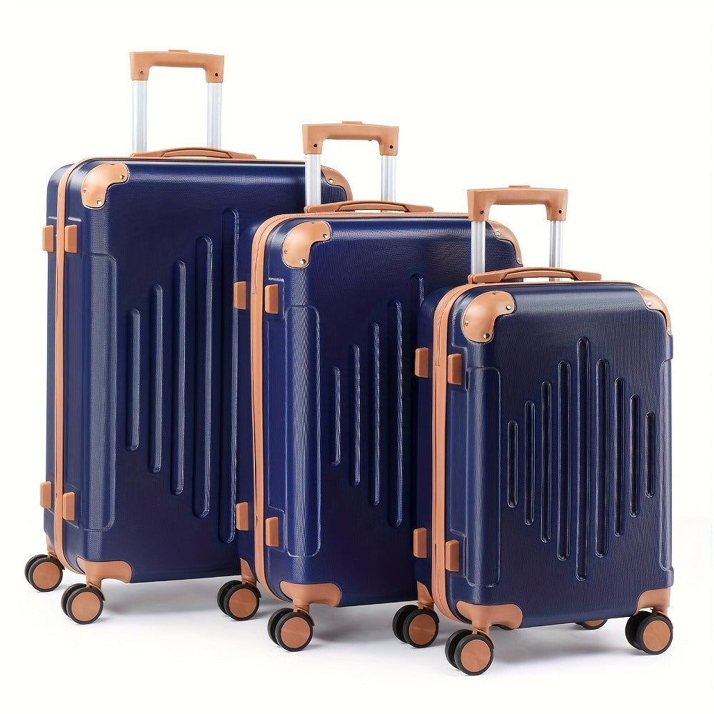 Hard Shell Luggage Set 3 4 5 Piece ABS Suitcase Set with 360° Spinner Wheels Expandable Lightweight Hardside 12 16 20 24 28 Inch 7 Colour Combinations UK