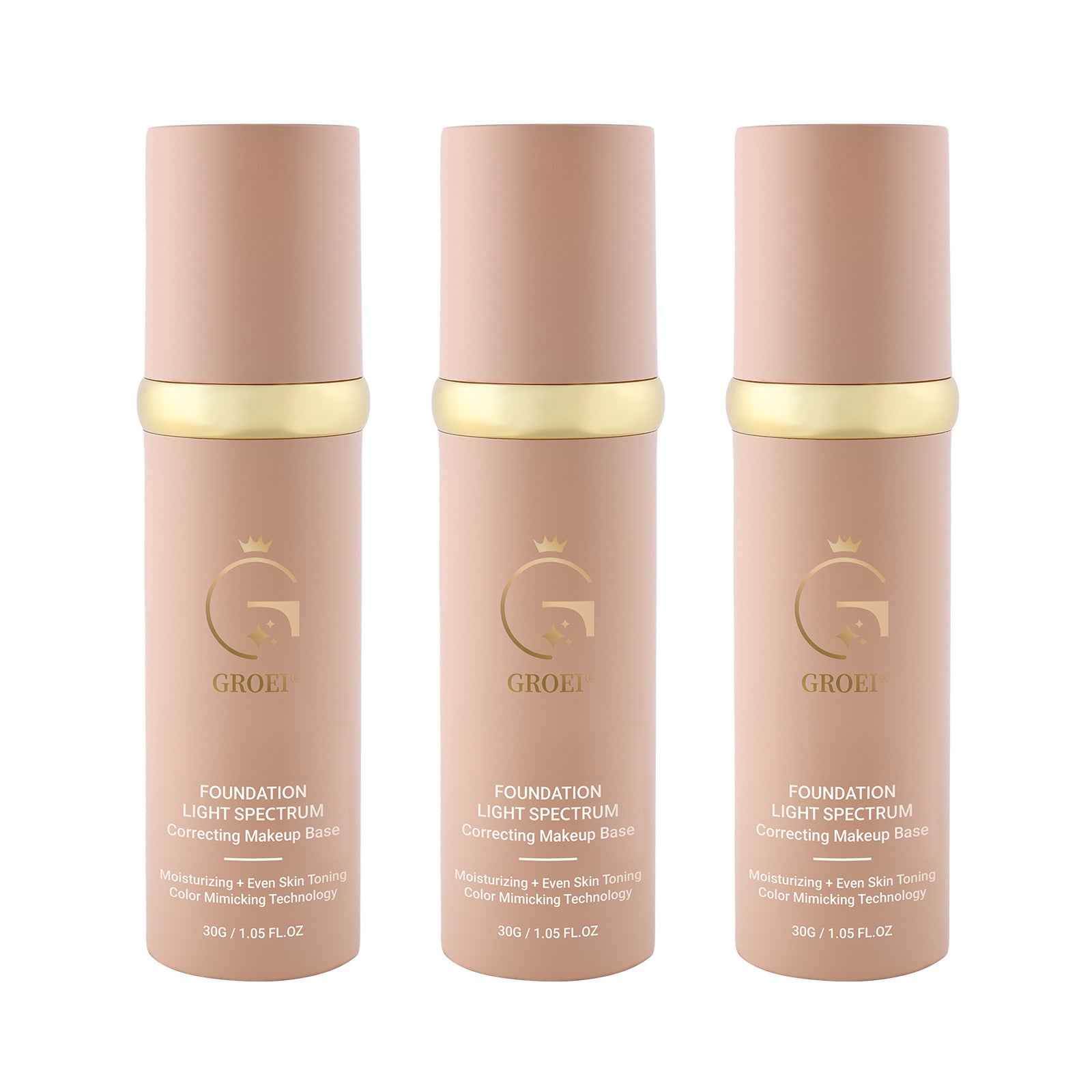 Foundation & Concealer with Water-Resistant, 25ml for practical home use