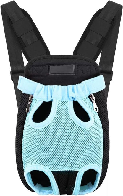 ATEK Breathable Mesh Pet Carrier Backpack With Adjustable Straps, Zipper Closure, And Built-in Leash For Dogs And Cats Christmas Gift