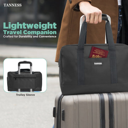 Tanness Ryanair 40x20x25 Cabin Bags with Adjustable Shoulder Strap | 40x20x25 Cabin Bag Holdall Bag, Travel Bag, Under Seat Cabin Bag | Hand Luggage Bag Carry On Bag | Cabin Suitcase Bags